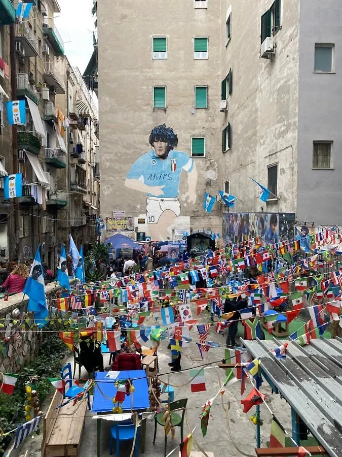 Geman Flat - 1 Min Maradona Mural Naples 0*,  Italy